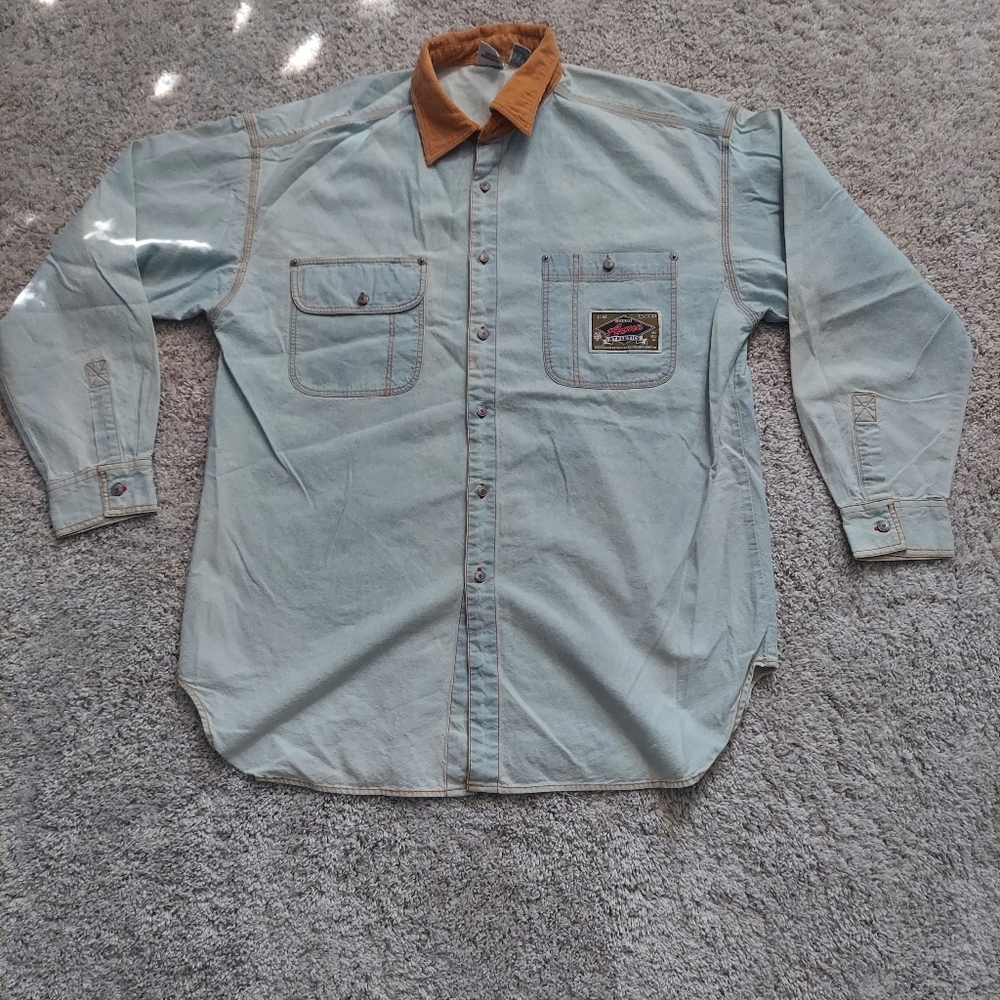 Loony Tunes Long Sleeve Button Up Shirt